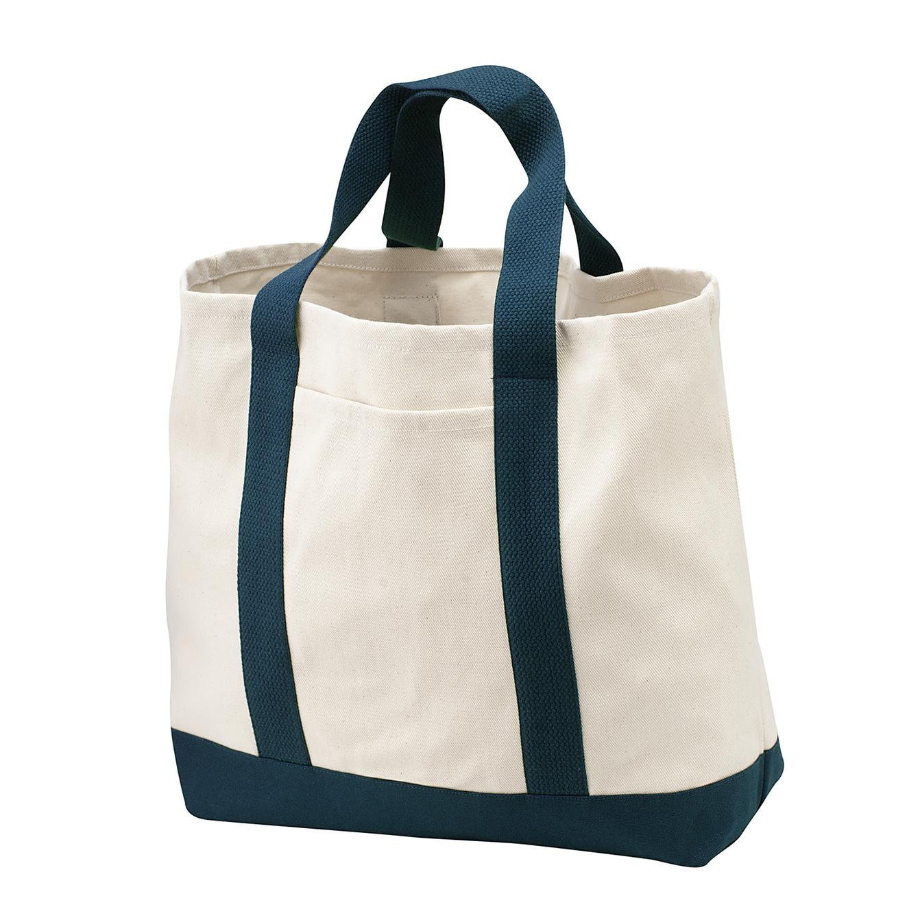 Port Authority-Port Authority® - Ideal Twill Two-Tone Shopping Tote. B400-MedTech-2